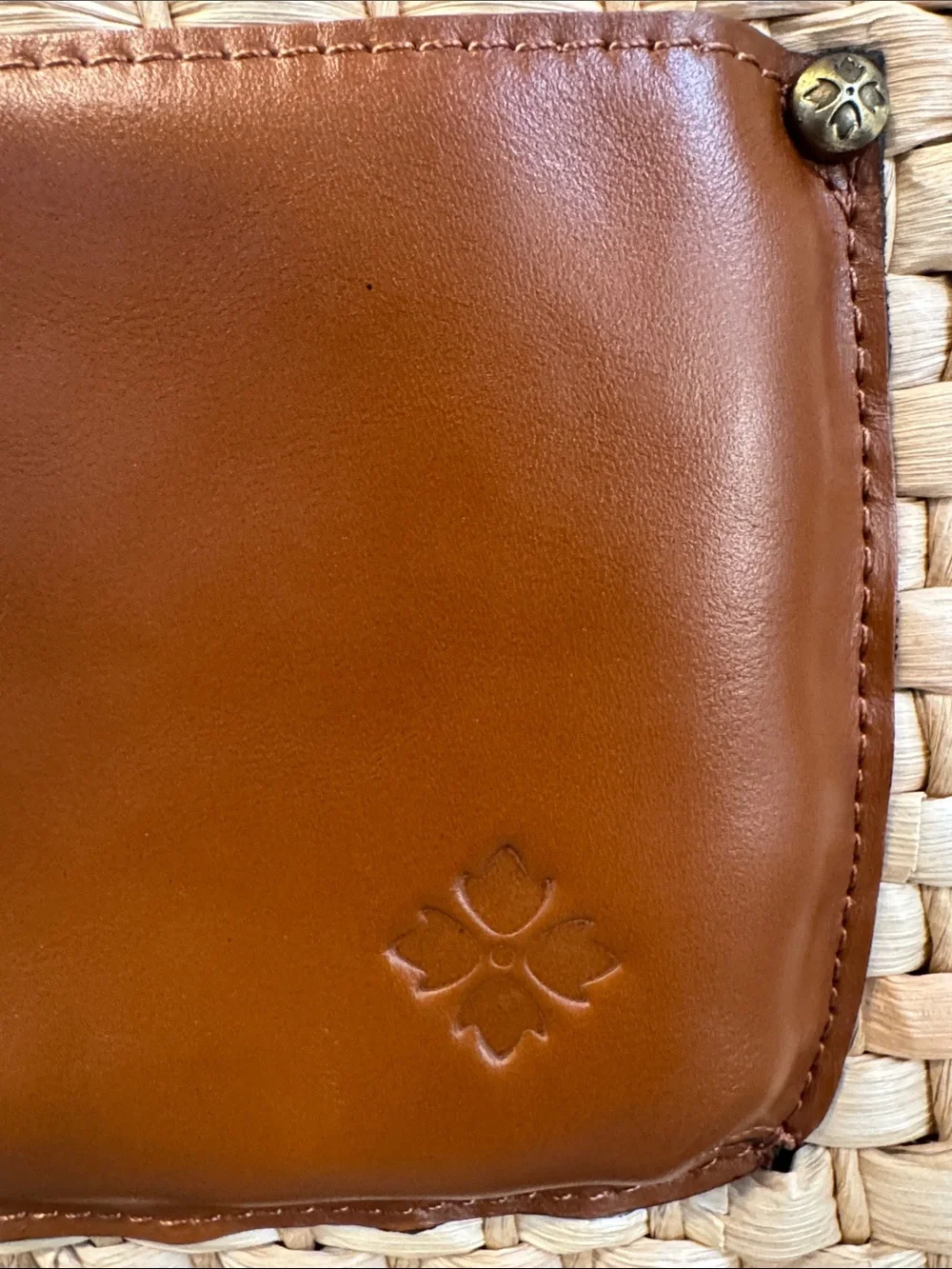 Patricia Nash Tote with Brown Leather Trim